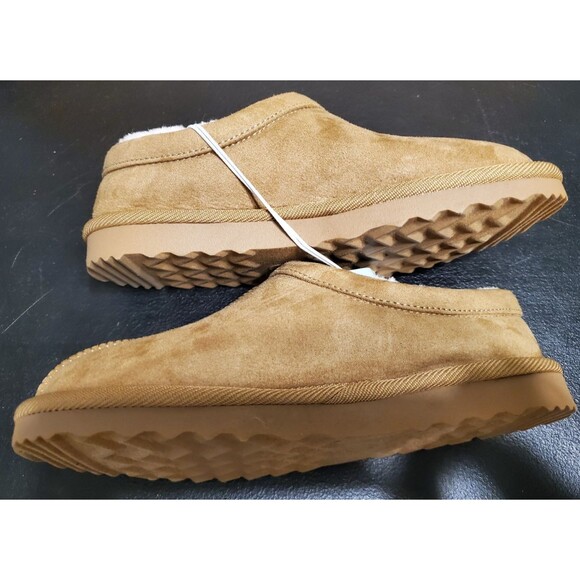 Cat & Jack Kid's Nola Faux Suede Clog Slippers Size 1 - NEW W/TAGS - Picture 4 of 7
